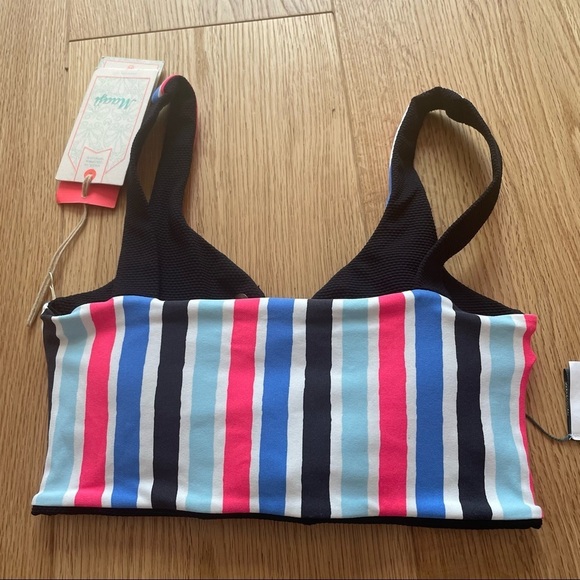NWT Maaji Dazzling Rib 4- way  reversible bikini top - S - Picture 5 of 12